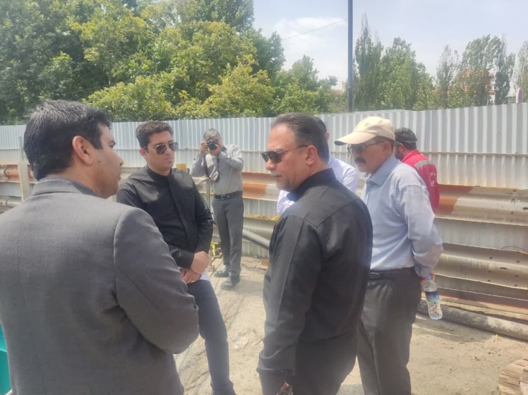 گزارش کار عملیات نصب پارت نهایی تیر ورق ها و آغاز جوشکاری بادبندها پل حصار